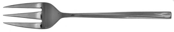 Twist (Stainless) Medium Solid Cold Meat Serving Fork