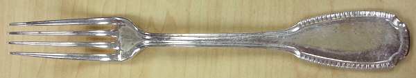 Godrons (Silverplate) Individual Salad Fork