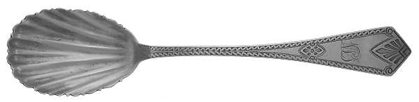 CR41 (Sterling) Sugar Shell Spoon
