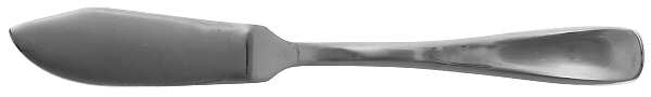 Flume (Stainless) Flat Handle Master Butter Knife