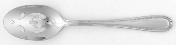 Pearl Mirror (Stainless) Pierced Tablespoon (Serving Spoon)