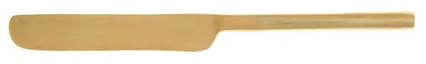 Ellipse (Gold Electroplate) Flat Handle Butter Spreader