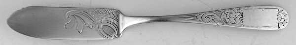 Mayflower (Coin) Flat Handle Bright Cut Master Butter