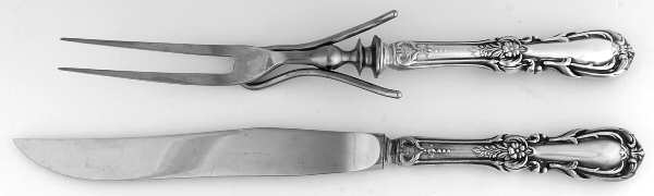 Imperial (Sterling) Large 2-Piece Roast Carving Set w/Stainless Blade