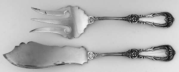 Imperial (Sterling) 2 Piece Large Solid Fish Serving Set