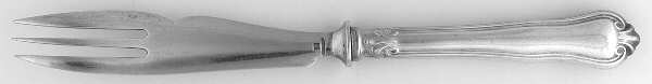 CTF73 (Silverplate) Individual Hollow Handle Melon Fork w/Slvp Tines