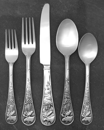 Moose (Stainless) 5 Piece Place Setting