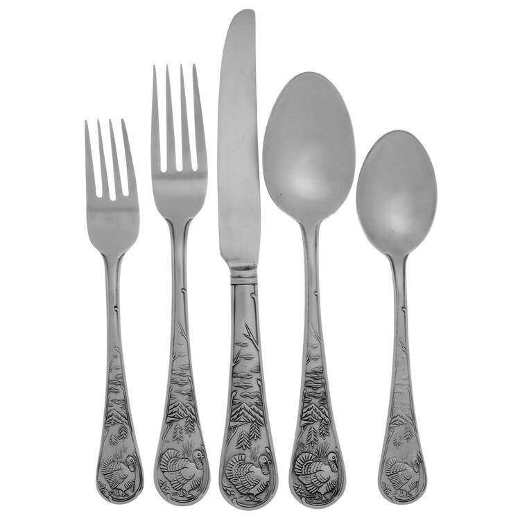 Turkey (Stainless) 5 Piece Place Setting