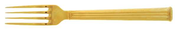 Triade (Gold Electroplate) Dessert Fork