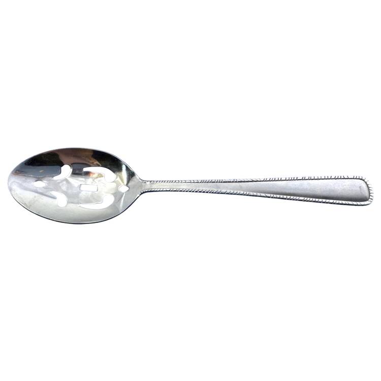 Leah (Stainless) Pierced Tablespoon (Serving Spoon)