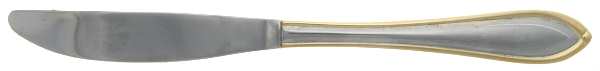 Gold Accent Laura (Stainless) Modern Solid Knife