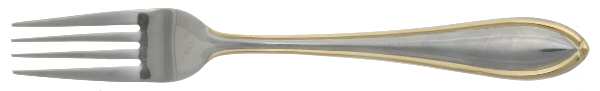 Gold Accent Laura (Stainless) Fork