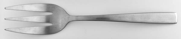 CBS114 (Stainless) Medium Solid Cold Meat Serving Fork