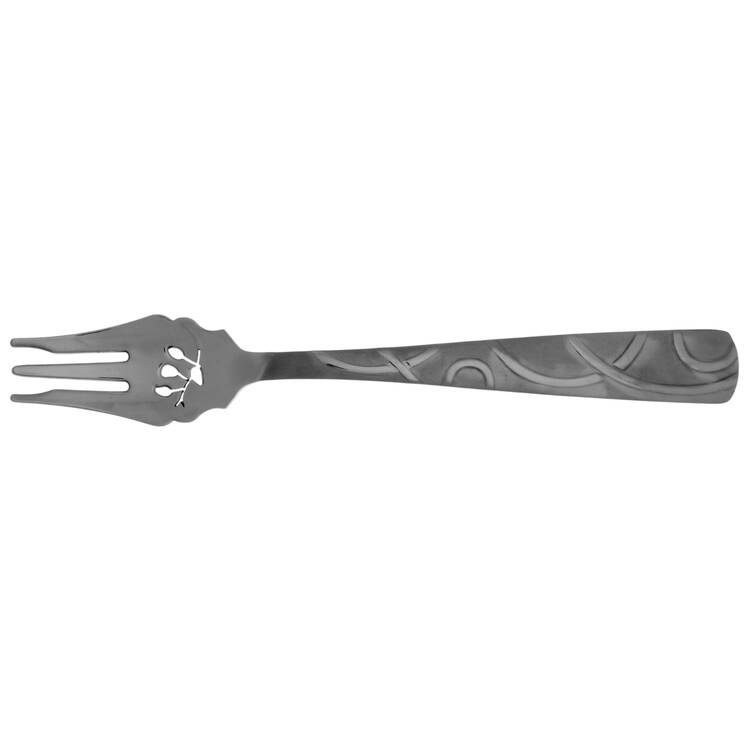 Conquest (Stainless) Pickle Fork Pierced with Short Handle HC