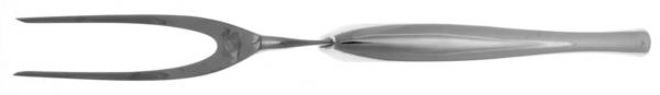 CVH11 (Stainless) Small Steak Carving Fork with Stainless Prongs