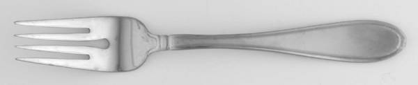 Evanston Sand (Stainless, Outlined Ridge Back) Individual Salad Fork
