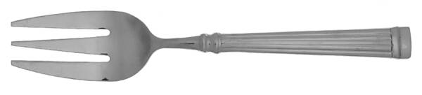 CBS124 (Stainless) Medium Solid Cold Meat Serving Fork