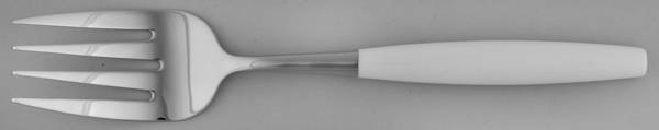 Everyday (Stainless, Plastic) Medium Solid Cold Meat Serving Fork