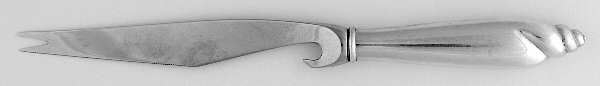 Modern Shell (Sterling) Hollow Handle Bar Knife