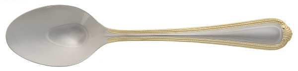 Verona (Stainless, Gold Accent) Tablespoon (Serving Spoon)