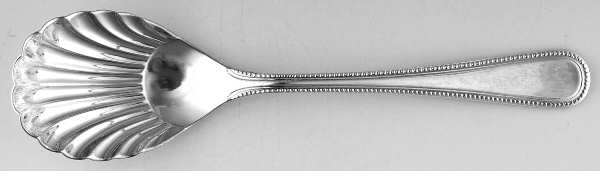 Bead (Silverplate) Sugar Shell Spoon