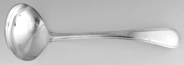 Bead (Silverplate) Solid Gravy Ladle
