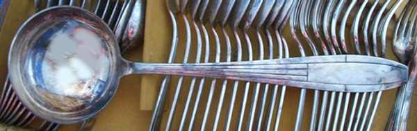 CTF80 (Silverplate) Solid Soup Ladle