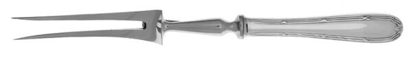 Turgot (Silverplate) Large Stainless-Prong Roast Carving Fork