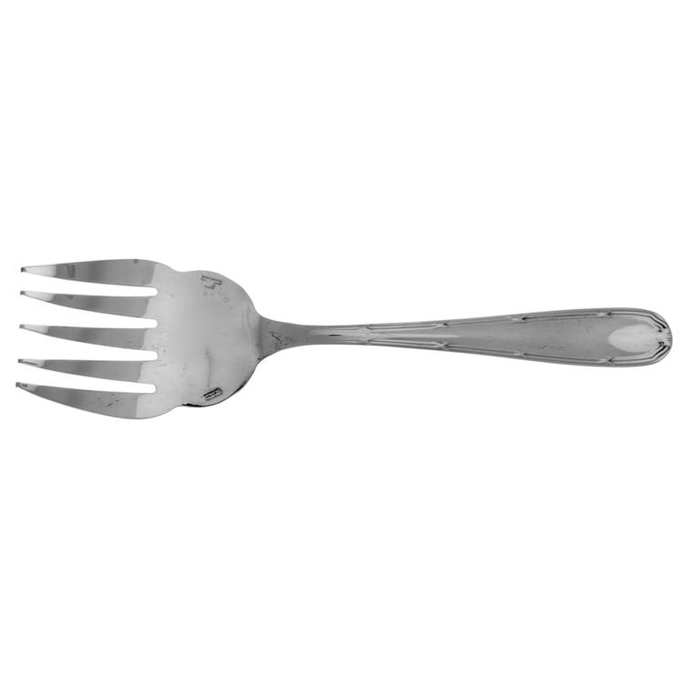 Turgot (Silverplate) Large Solid Fish Serving Fork