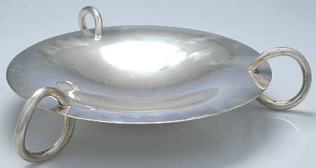 Vertigo (Silverplate, Hollowware) 13" Round Footed Centerpiece