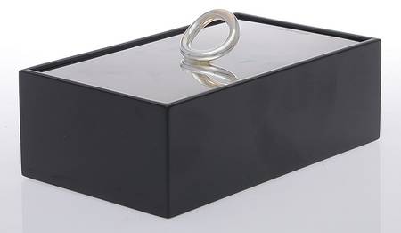 Vertigo (Silverplate, Hollowware) Jewelry Box & Lid