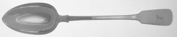 CQB3 (Sterling) Large Solid Dressing Spoon