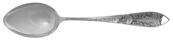 States & Cities Souvenir Spoons(Sterling) Tennessee Demitasse Spoon