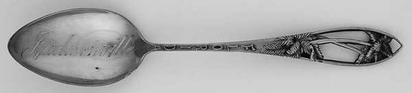 States & Cities Souvenir Spoons(Sterling) Florida Teaspoon