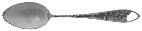 States & Cities Souvenir Spoons(Sterling) Colorado Five O'Clock Spoon