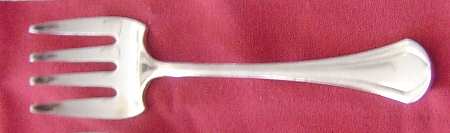 Printania (Silverplate) Small Solid Serving Fork
