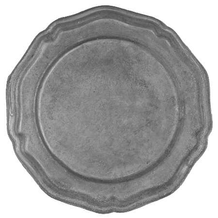 Queen Anne (Hollowware, Other Alloy Metal) Bread and Butter Plate