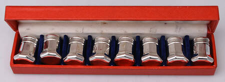 CRT10 (Sterling, Hollowware) Individual Salt and Pepper Set (4 Sets)