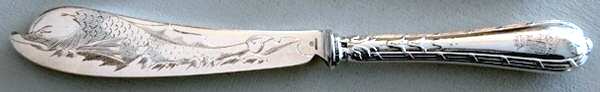 CTF35 (Silverplate) Individual Fish Knife with Stainless Blade