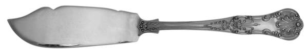 Queens (Sterling) Flat Handle Master Butter Knife
