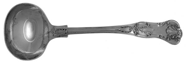 Queens (Sterling) Solid Gravy Ladle