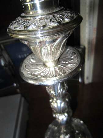 0490184 (Sterling, Hollowware) Sterling Candlestick