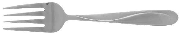 Ella Frost (Stainless) Medium Solid Cold Meat Serving Fork by Cuisinart Flatware