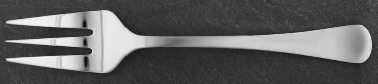 Bailey Satin (Stainless) Medium Solid Cold Meat Serving Fork