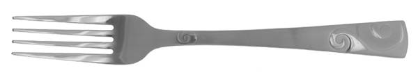 Sand Script (Stainless) Fork by Cambridge Silver