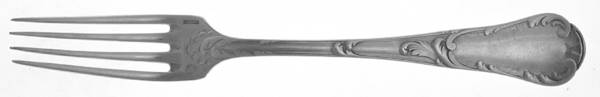 Louis XV Chrysanthemum (Slvp) Monogram Individual Salad Fork