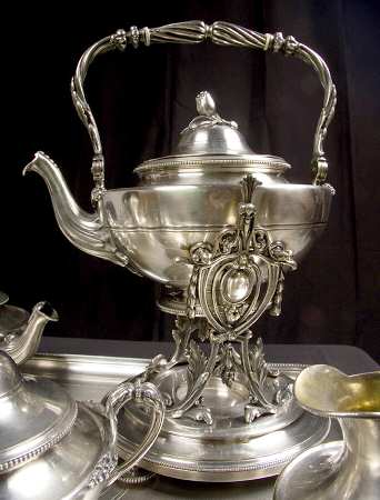2098149 (Silverplate, Hollowware) Kettle, Stand & Burner
