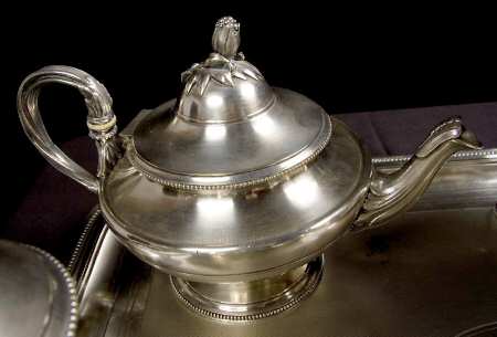2098149 (Silverplate, Hollowware) Teapot