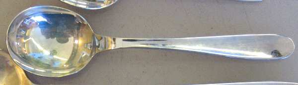 Dax (Silverplate) Round Bowl Soup Spoon (Cream Soup)