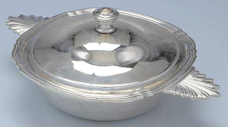 CTF109 (Silverplate, Hollowware) Round Covered Vegetable Bowl